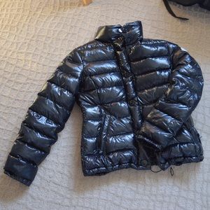 Black Moncler down jacket size 2